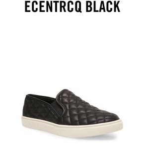 Steve Madden Ecentrcq Black Quilted Slip Ons 8